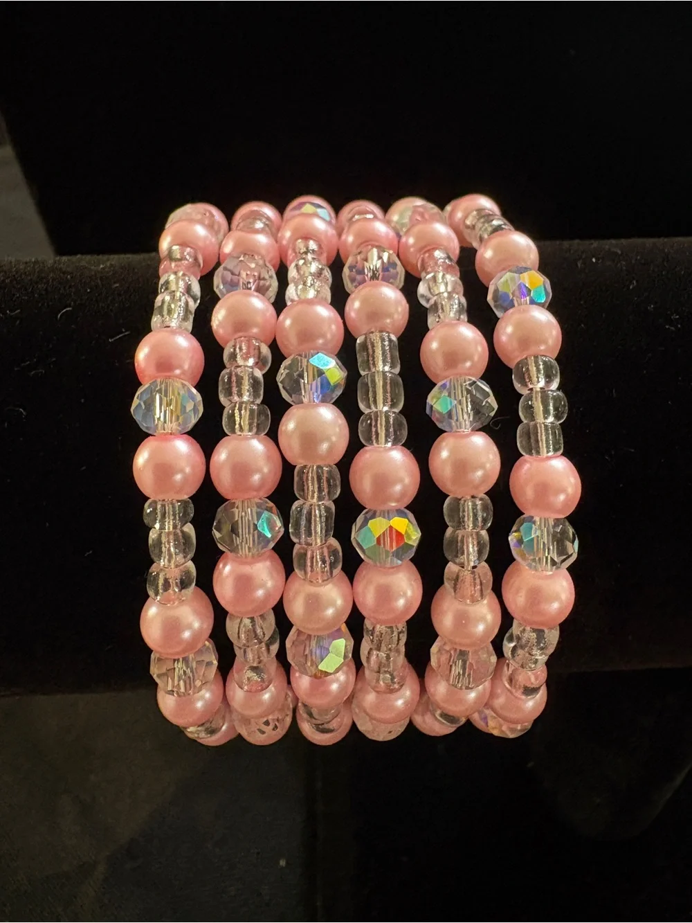 Pink Beaded Bracelet - Women Jewelry